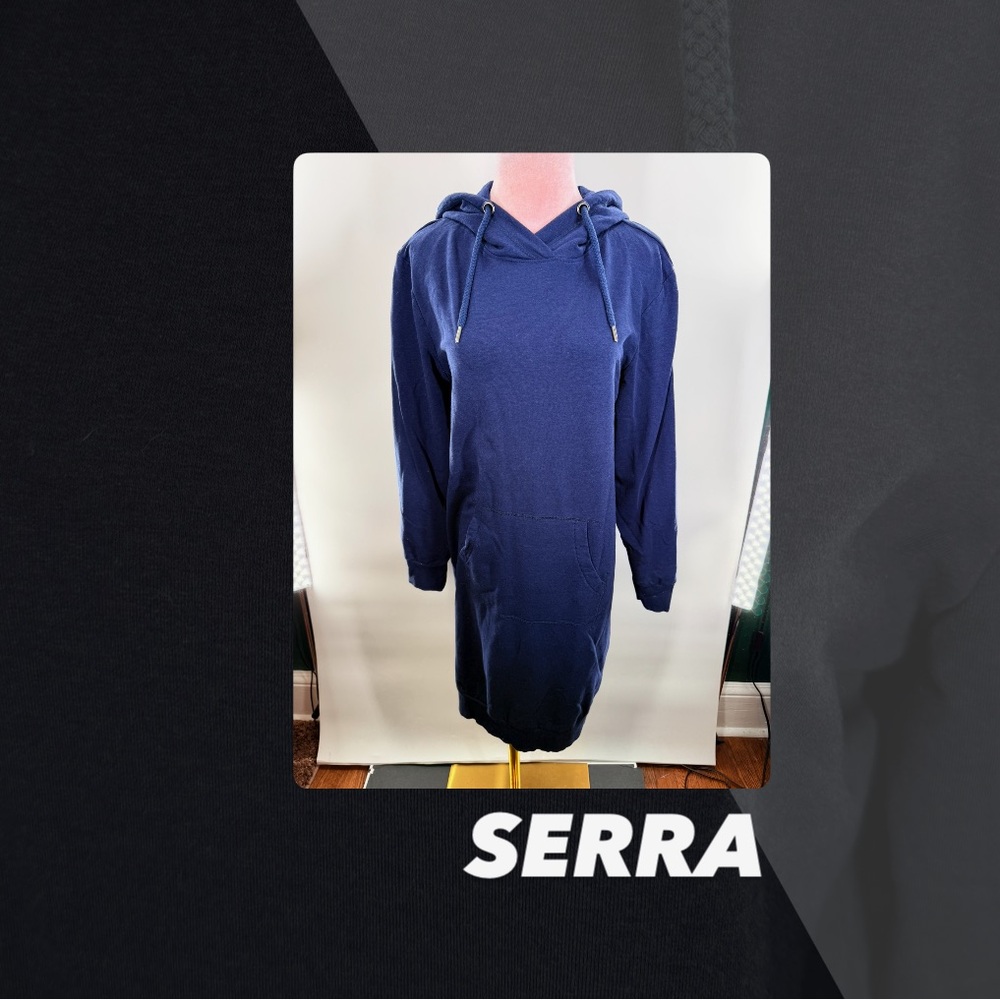 EUC Serra Hooded Sweatshirt Dress